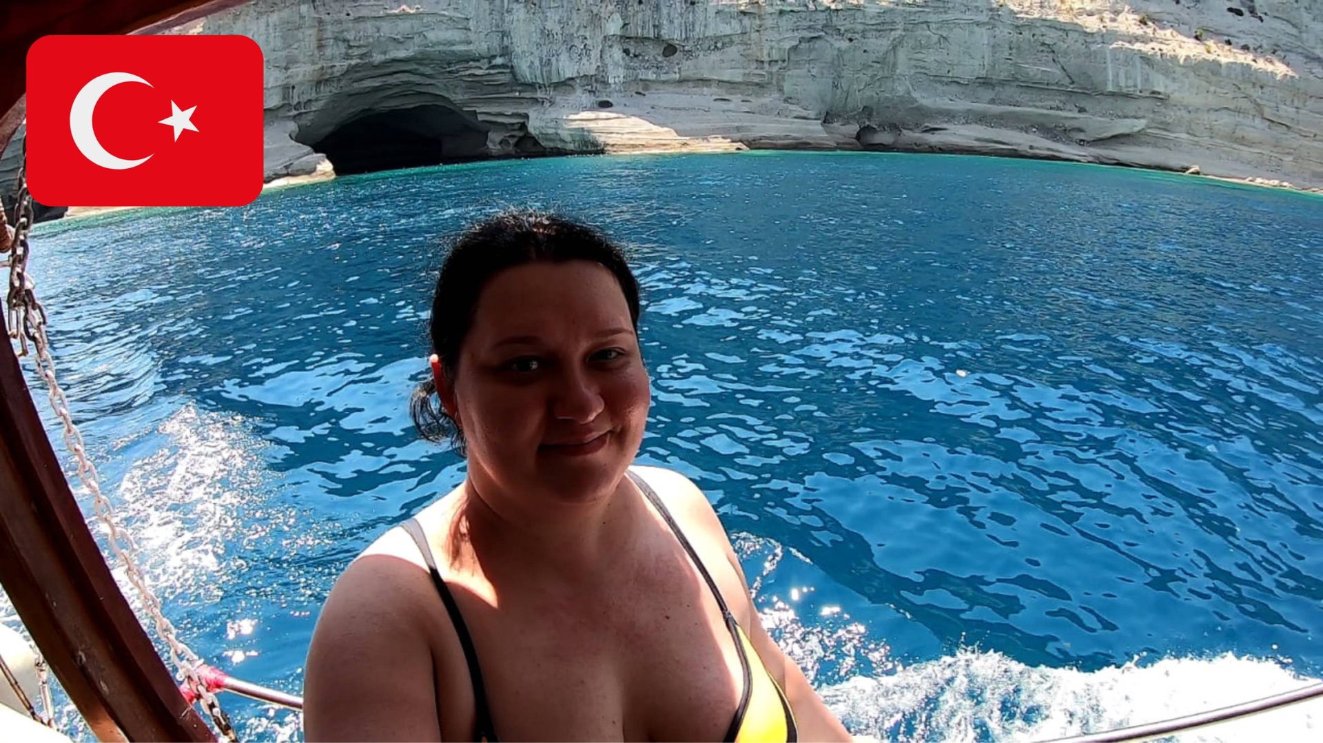 #12 Продолжение экскурсии "Blue - Green Kemer". Часть 2: Прогулка на яхте по морю. Турция. Июль 2024