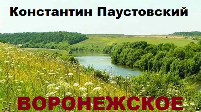 ВОРОНЕЖСКОЕ ЛЕТО- Рассказ Константин Паустовский