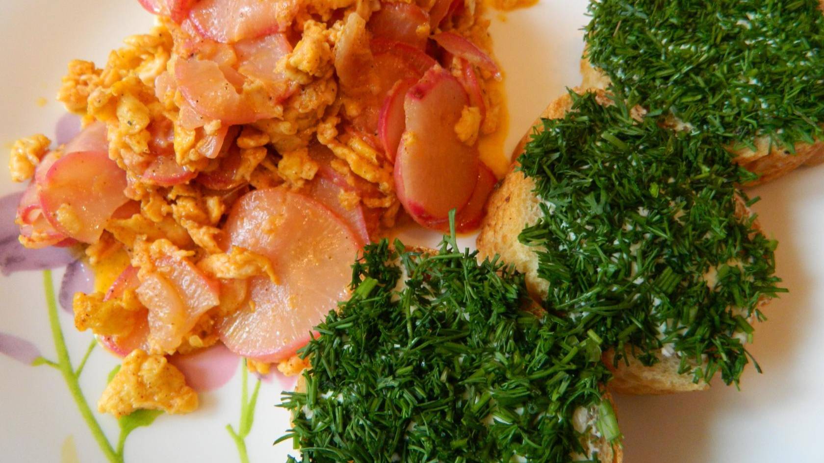 Бутерброды на пикник, бутерброд с укропом