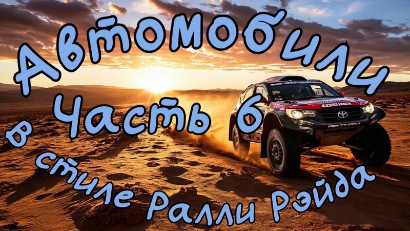 Автомобили в стиле Ралли Рэйда. Часть 6. нейросеть.