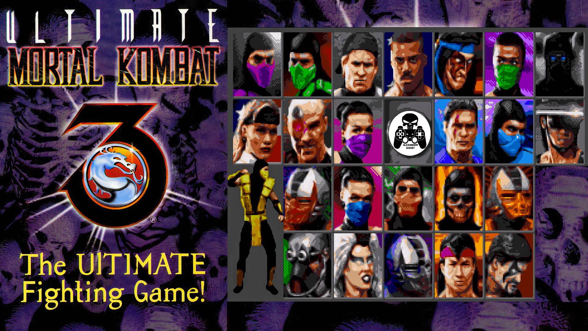 Ultimate Mortal Kombat 3 SEGA/Genesis прохождение Scorpion + (демонстрация всех Fatality)
