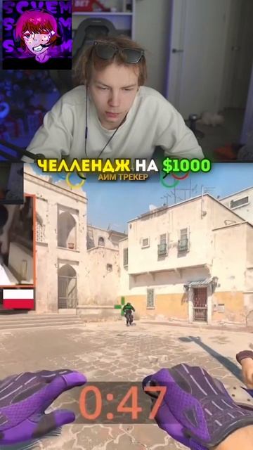 Strogo челлендж на 1000$ #cs2 #кс2