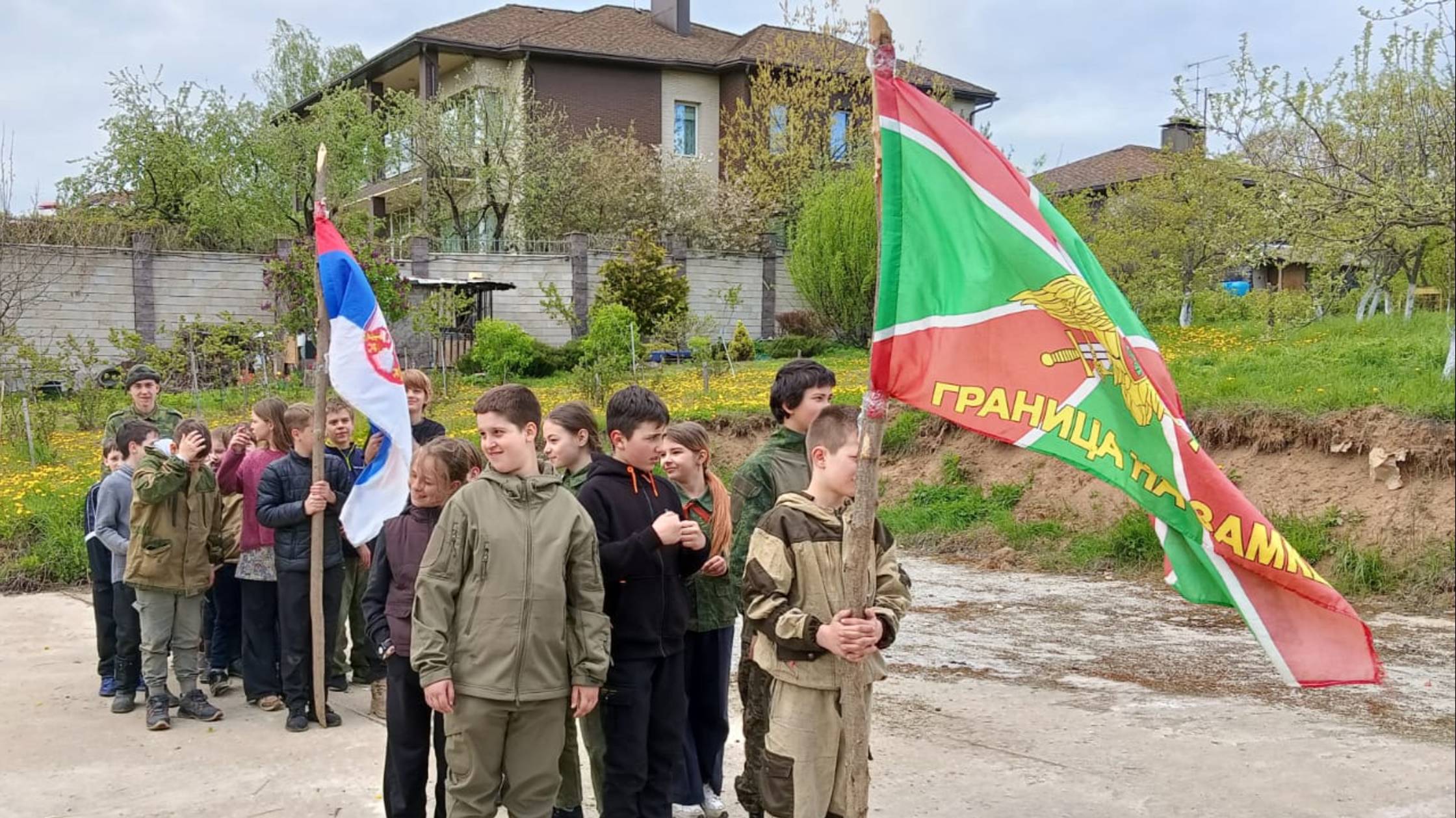 "Марш сибирских стрелков" в православном  лагере