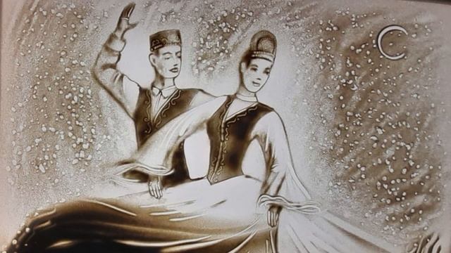 Песочная анимация «В гостях у татар» от художницы Марии Галимуллиной