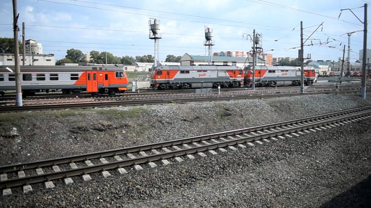 Тепловоз ТЭП70БС-269. Покатушки от 226км до Барнаула.