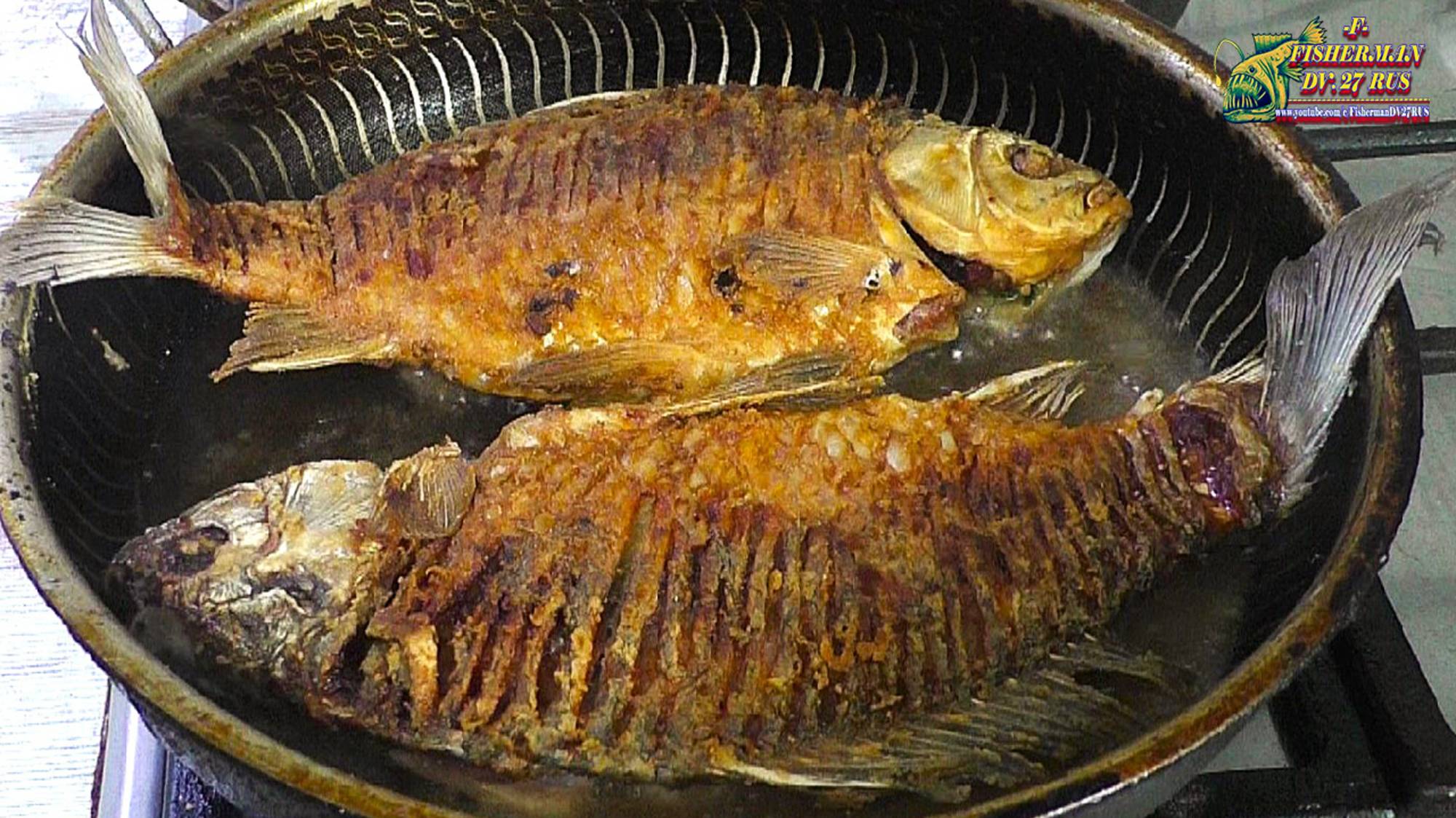 Рыбак покажет, как вкусно поджарить карасей правильно, Караси с черемшой дальневосточный рецепт