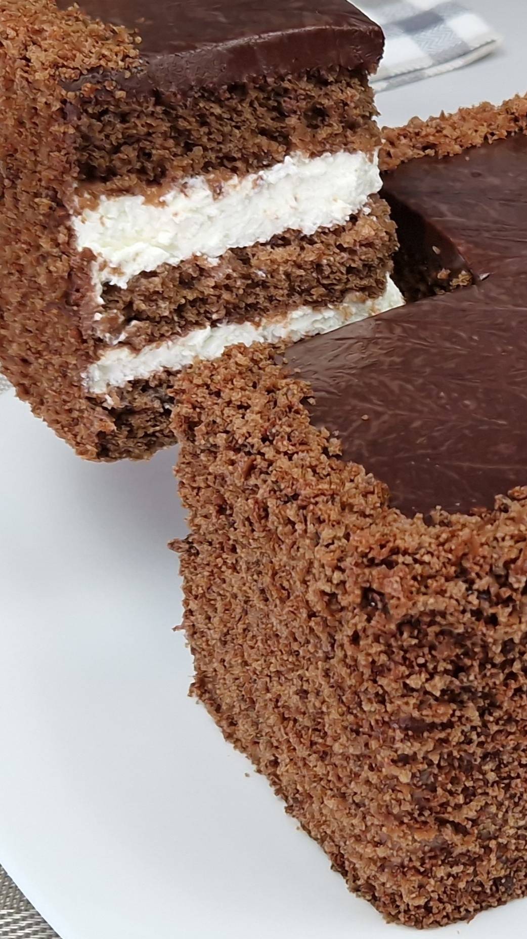 Вишнёвая вуаль— незабываемо вкусная! | Простой рецепт | vkusnoprostobystro| #shorts #торт #рецепты