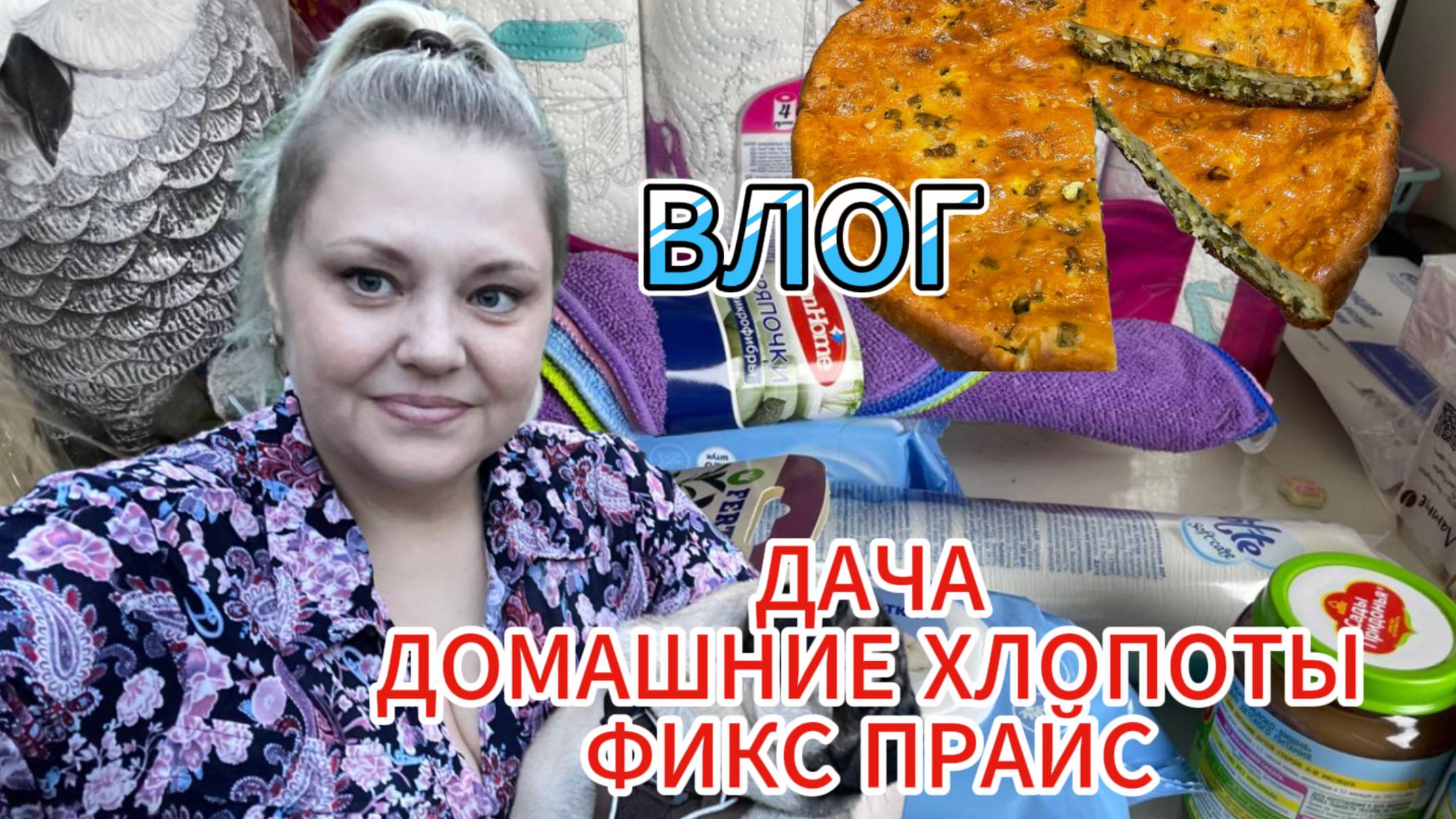 ВЛОГ // ДАЧНЫЕ РАБОТЫ  // ДОМАШНИЕ ХЛОПОТЫ ПРОГУЛКА С ЧИМИНОМ // ФИКС ПРАЙС//