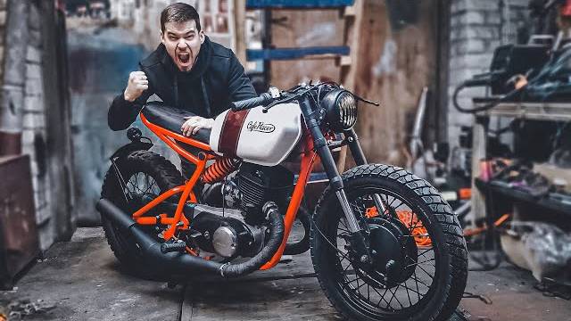 31_Мотоцикл ИЖ Cafe Racer ГОТОВ_#31