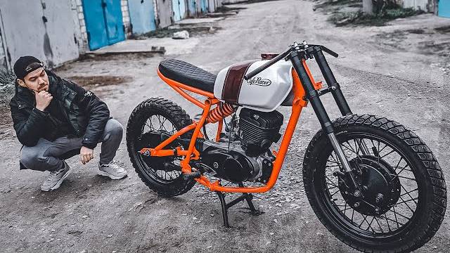 ПЕРВЫЙ ЗАПУСК МОТОЦИКЛА ИЖ CAFE RACER_#29