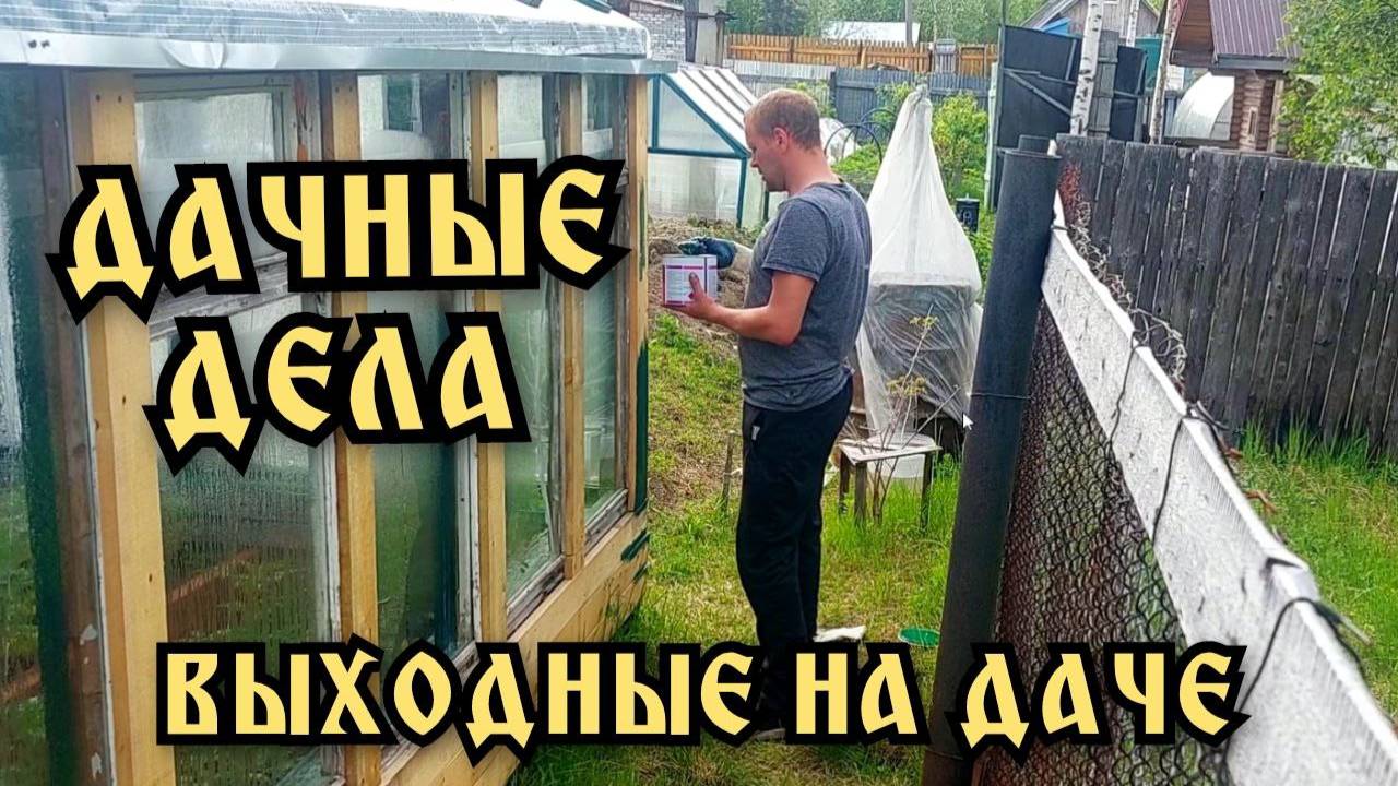 Обзор огорода. Выходной на даче. Дачные дела.