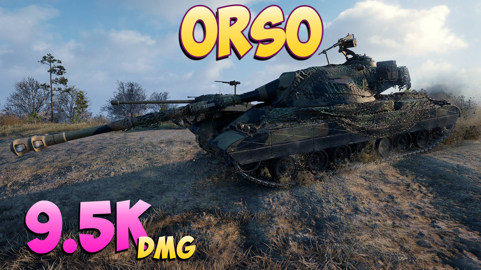 Orso - 5 Фрагов 9.5K Урона - Как оса! - Мир Танков