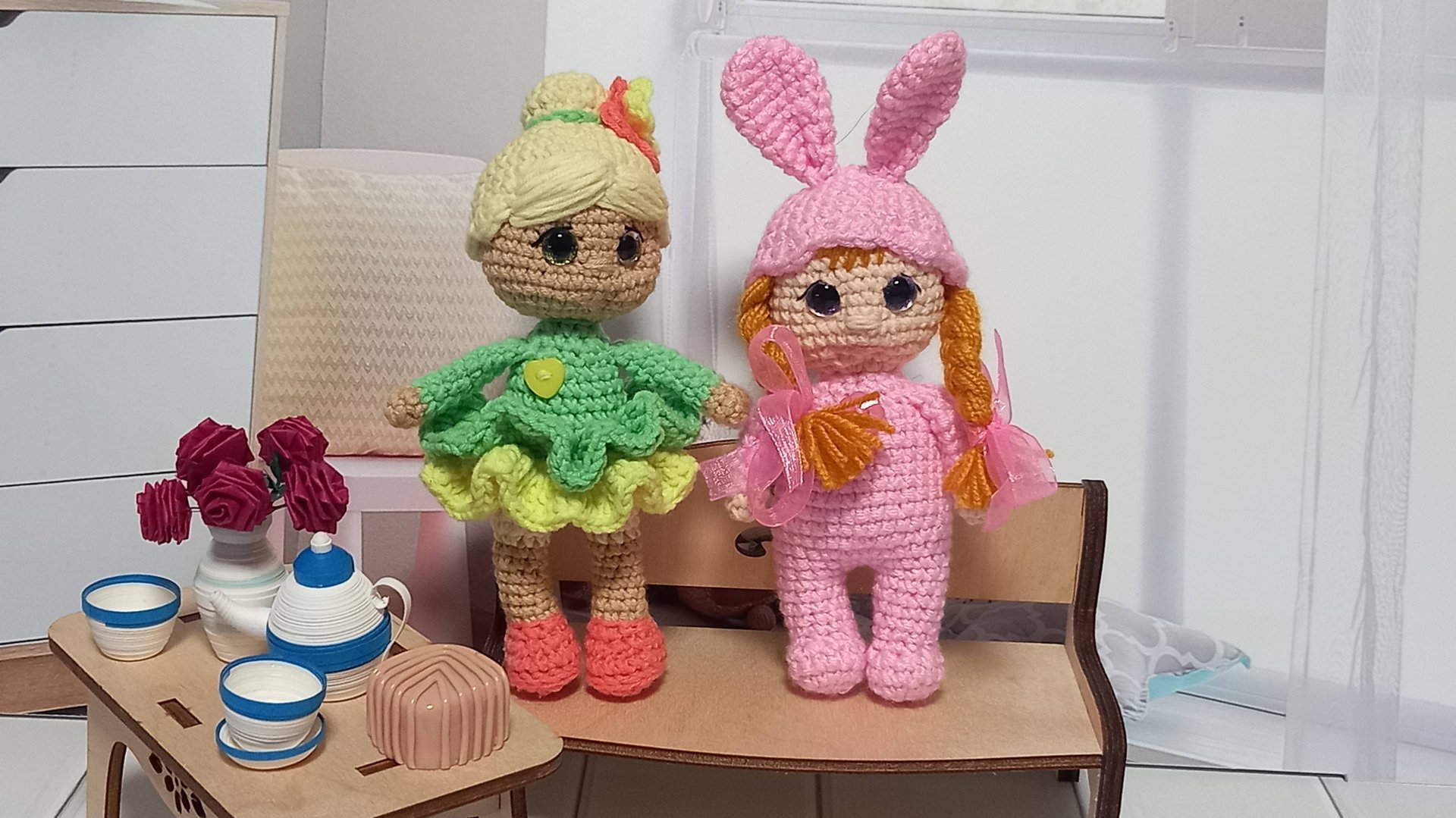 16.05.25 Отчет в марафоне " Кукольный переполох" 2 мини-куколки.Мой приз в марафоне"полет фантазии"