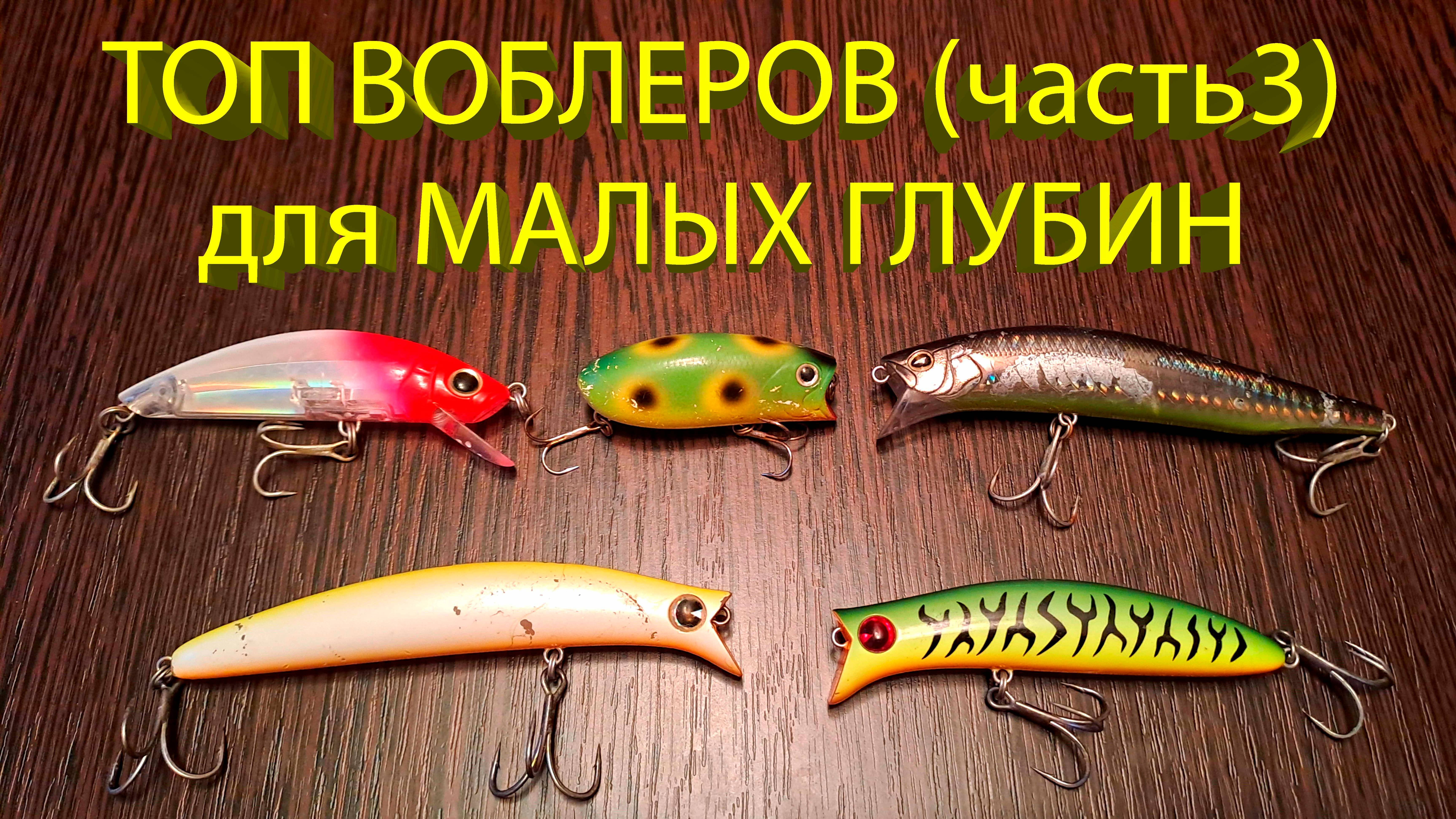 🔥 Обзор ВОБЛЕРОВ на щуку для МЕЛКОВОДЬЯ (часть 3). Малас, Кроссвейк или Комомо-II? 🔥