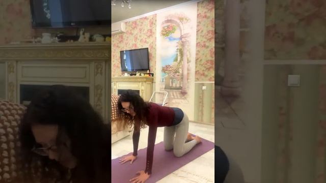 Тренировка от Натальи на спину,  пресс и ноги.