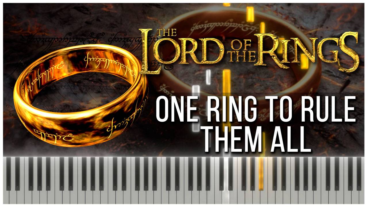 One Ring to Rule Them All (Властелин колец) 【 КАВЕР НА ПИАНИНО 】