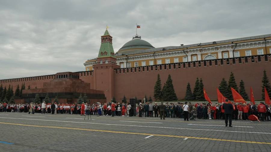 Торжественный прием в пионеры на Красной площади (18.05.2025)