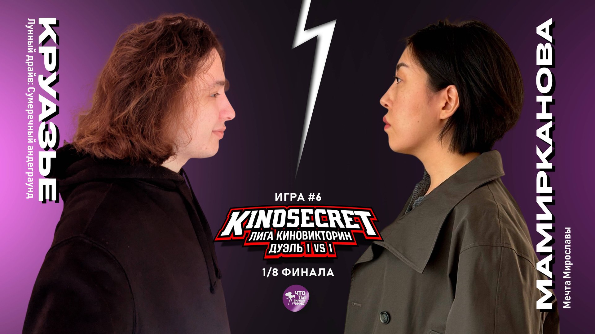 КиноСекрет.Дуэль #6 (4 сезон) | Лига КиноВикторин | KinoSecret