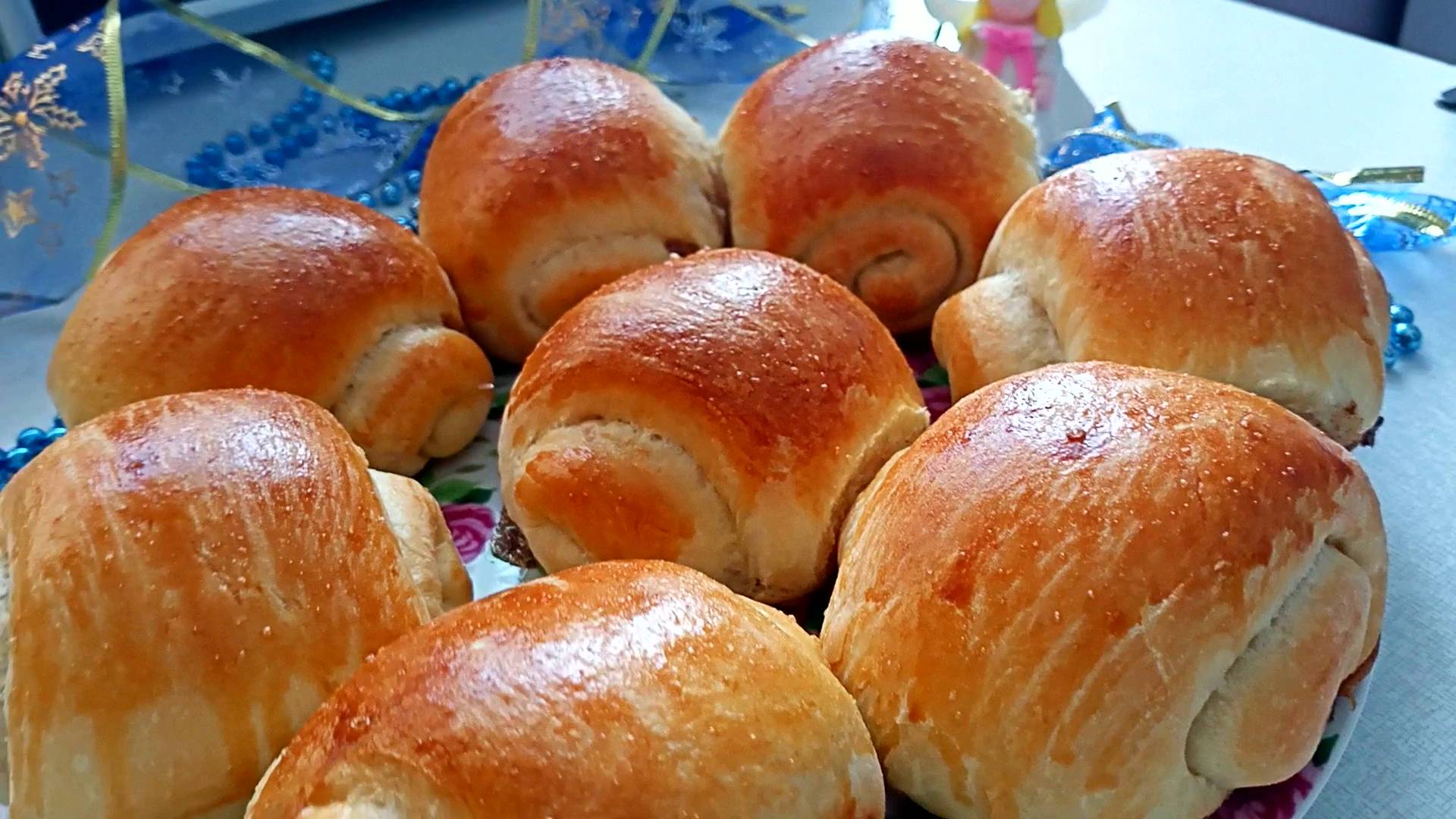 Пышные булочки как пух! Сладкие булочки с начинкой. Рецепт булочек. Булочки из дрожжевого теста.