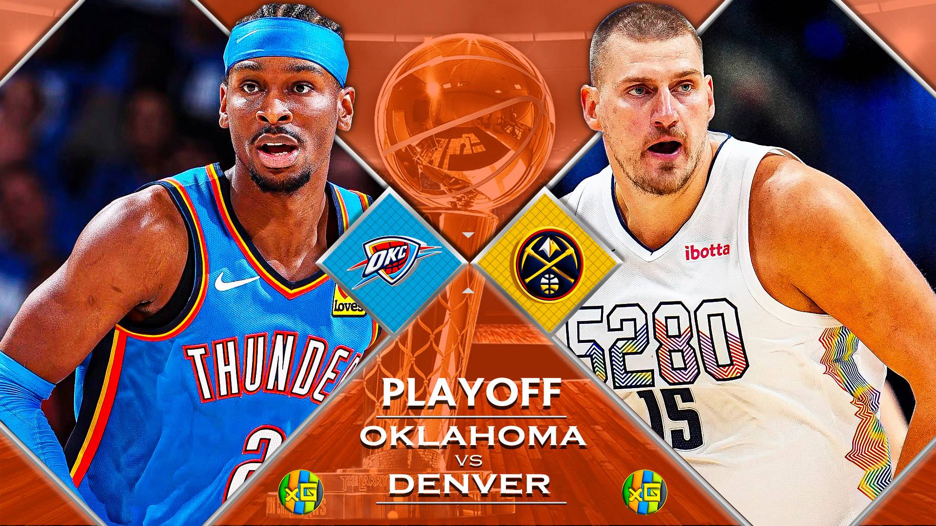 Оклахома - Денвер | Плей-офф | 18.05.2025 | Баскетбол | NBA | Прямая трансляция | xG