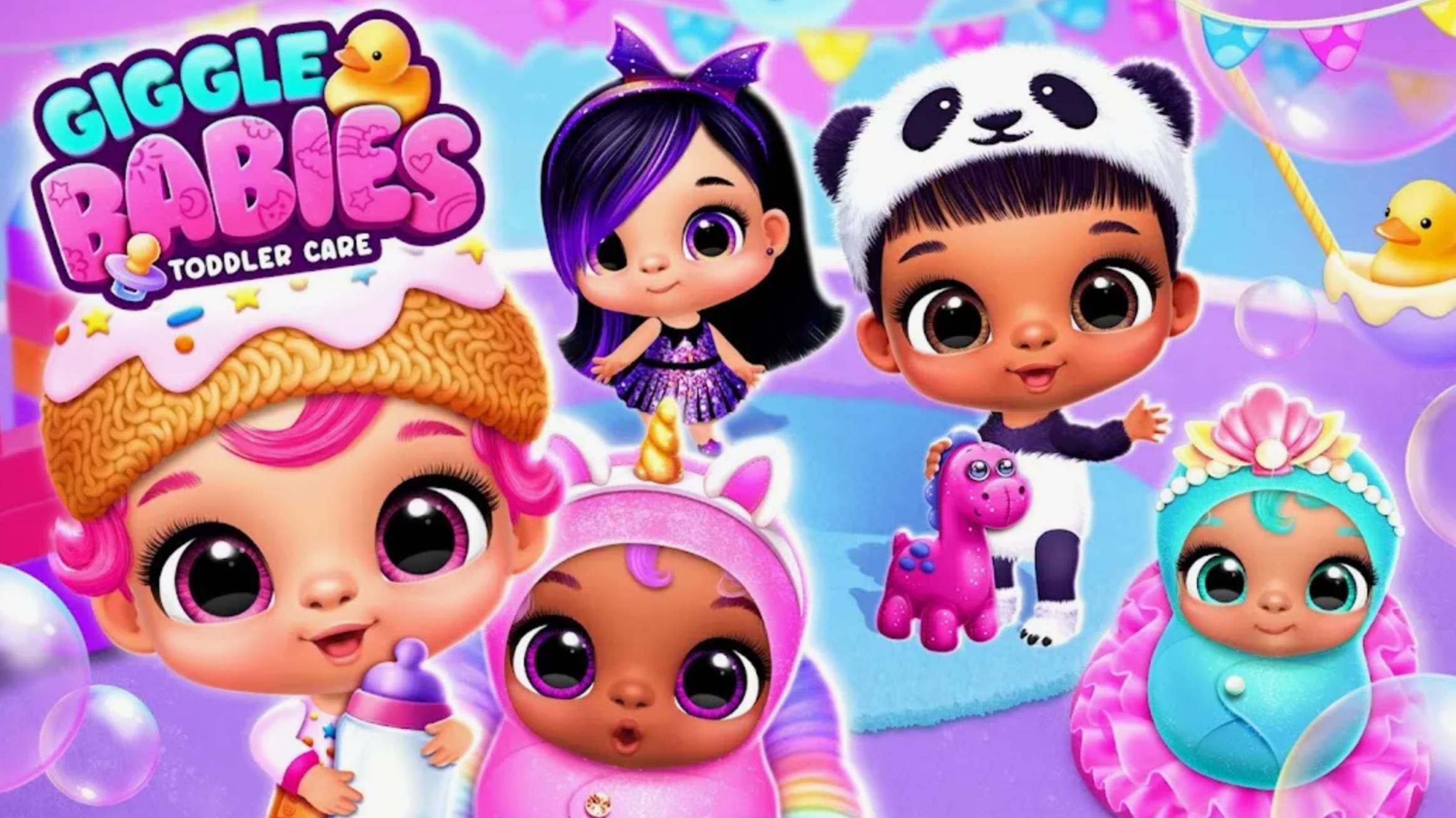 Хихикающие малыши - Уход за малышами  TutoTOONS