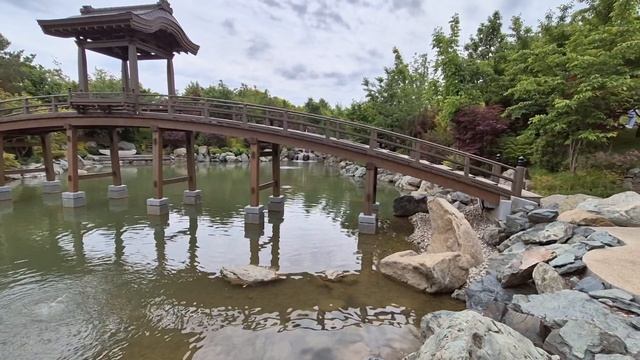 Японский сад в парке Галицкого. Краснодар.