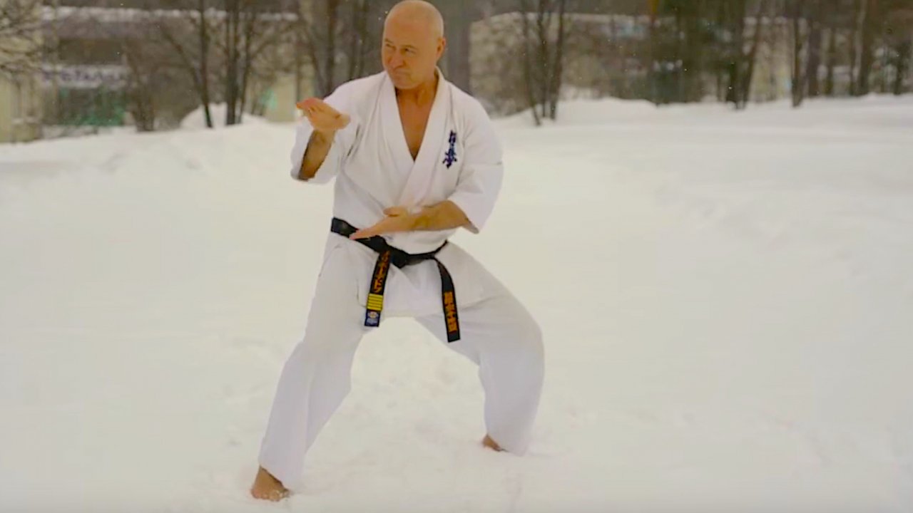 Ката Кёкусинкай / Сэйентин на снегу (январь 2020)