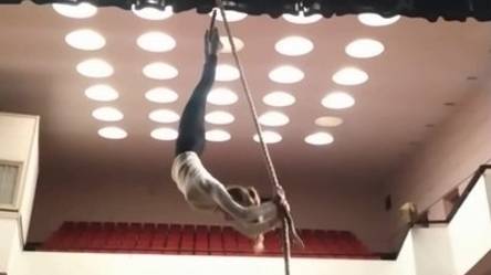 Система №5 "Воздушный канат" ("Aircircusfit") - Силовая тренировка с  гимнасткой Любовью Соколовой