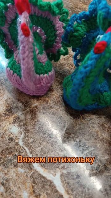 Пасхальные курочки крючком