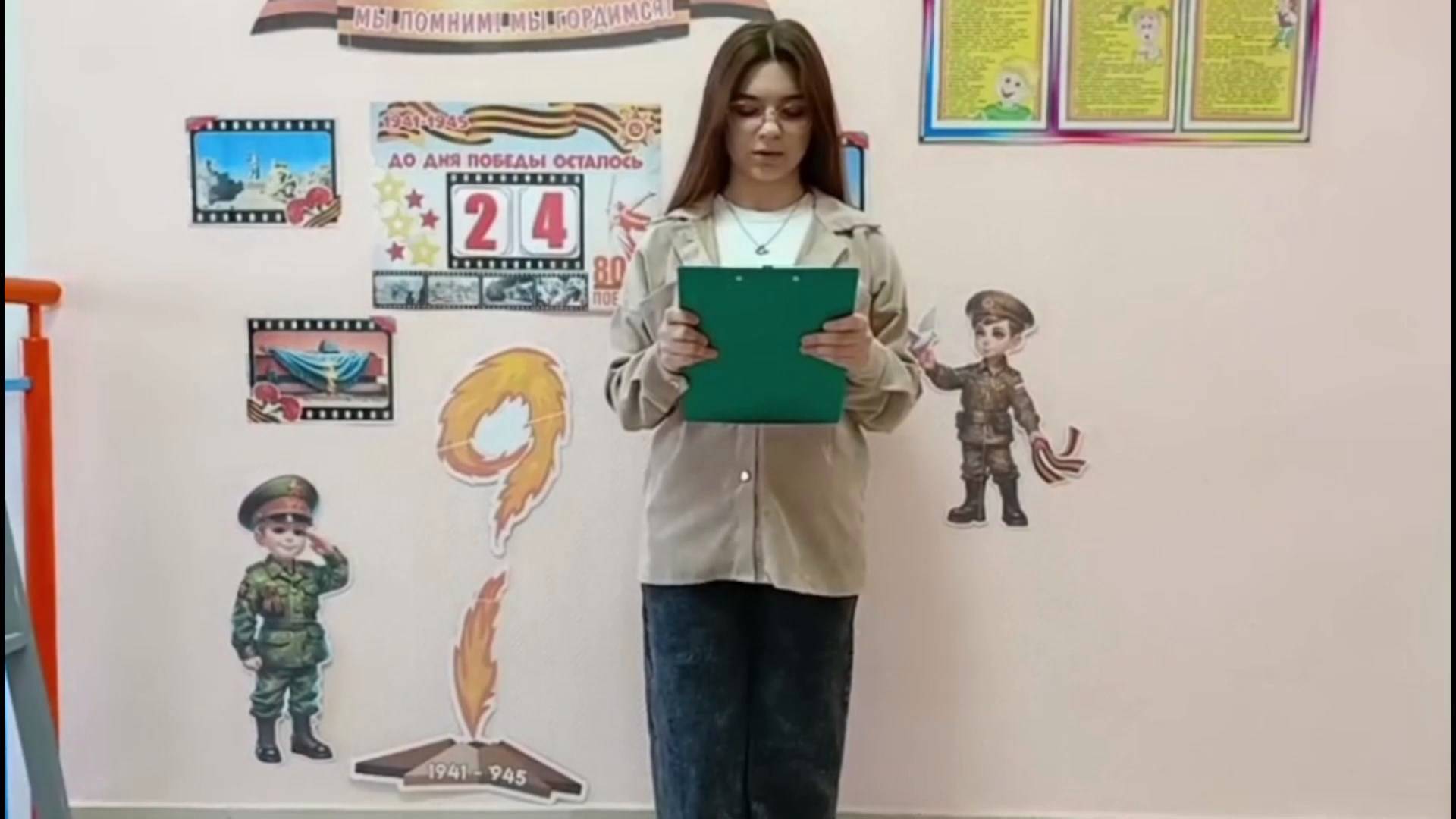 Видеоакция «Говорят погибшие герои». Читает Александра Подолкова (Оренбургская область)