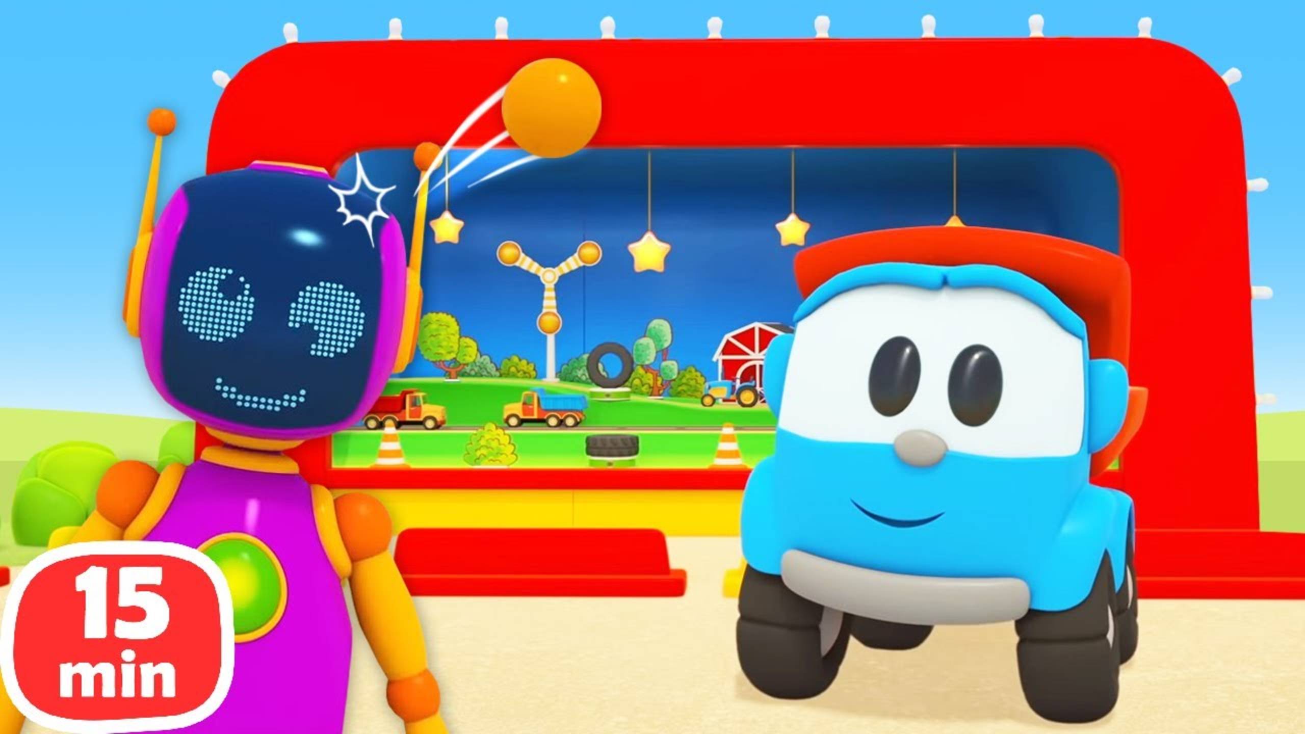 Весёлые приключения Грузовичка Левы: тир, кораблики и радиоуправляемый катер!