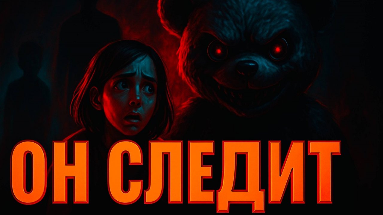 ОН СЛЕДИТ — страшная история про мишку