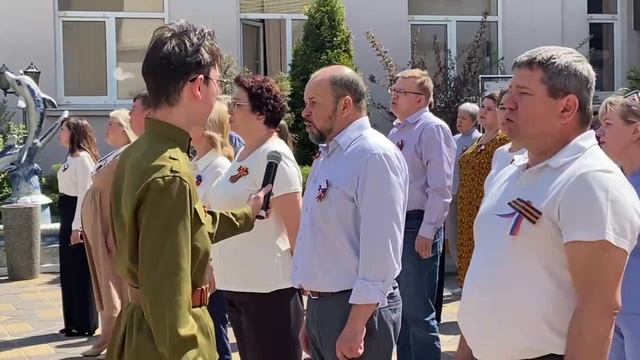 Флешмоб «Победный хор»