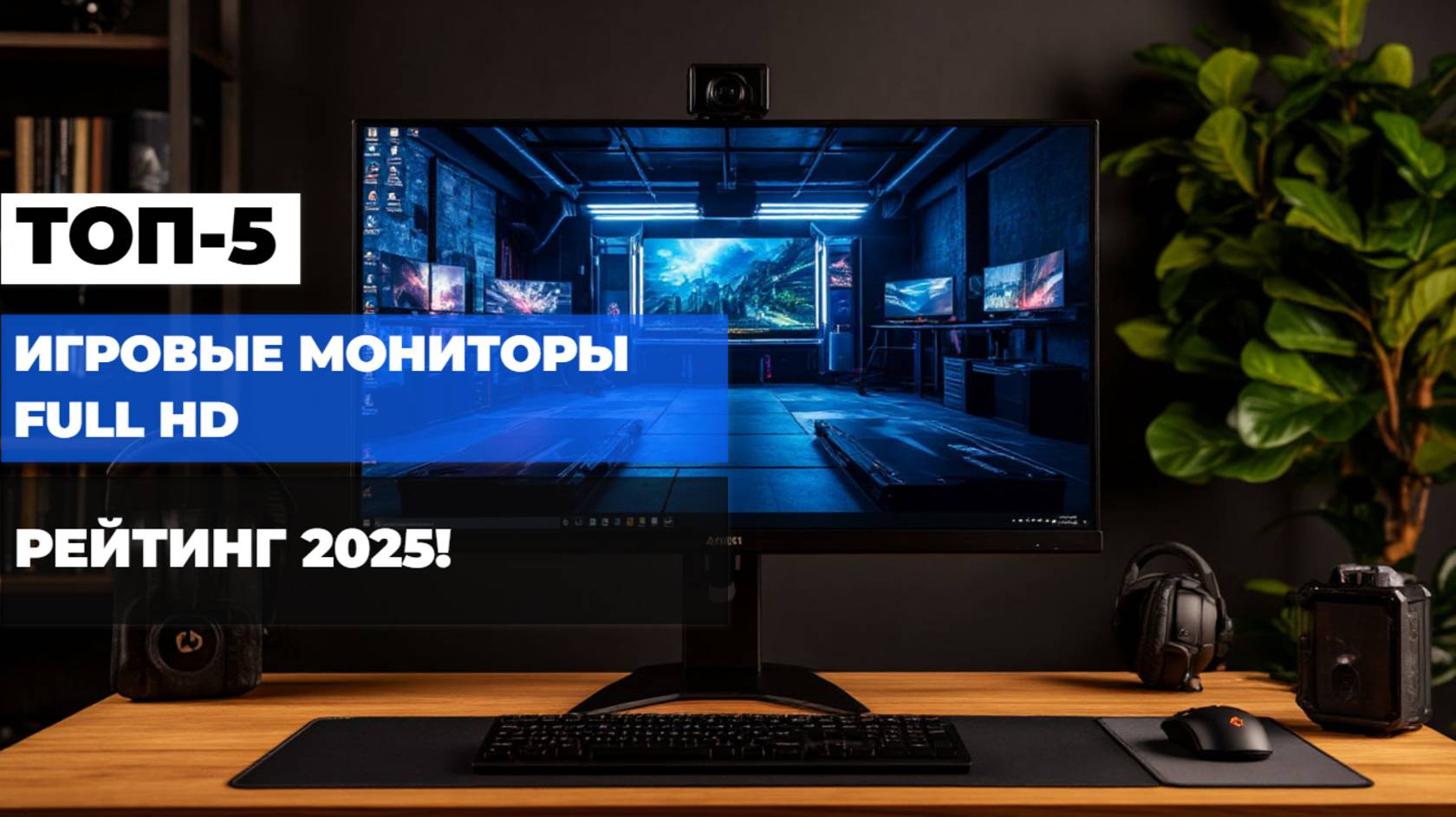 ЛУЧШИЕ ИГРОВЫЕ МОНИТОРЫ FULL HD 2025: ТОП-5 Мониторов 1920x1080 для ГЕЙМЕРОВ! 🎮🖥️