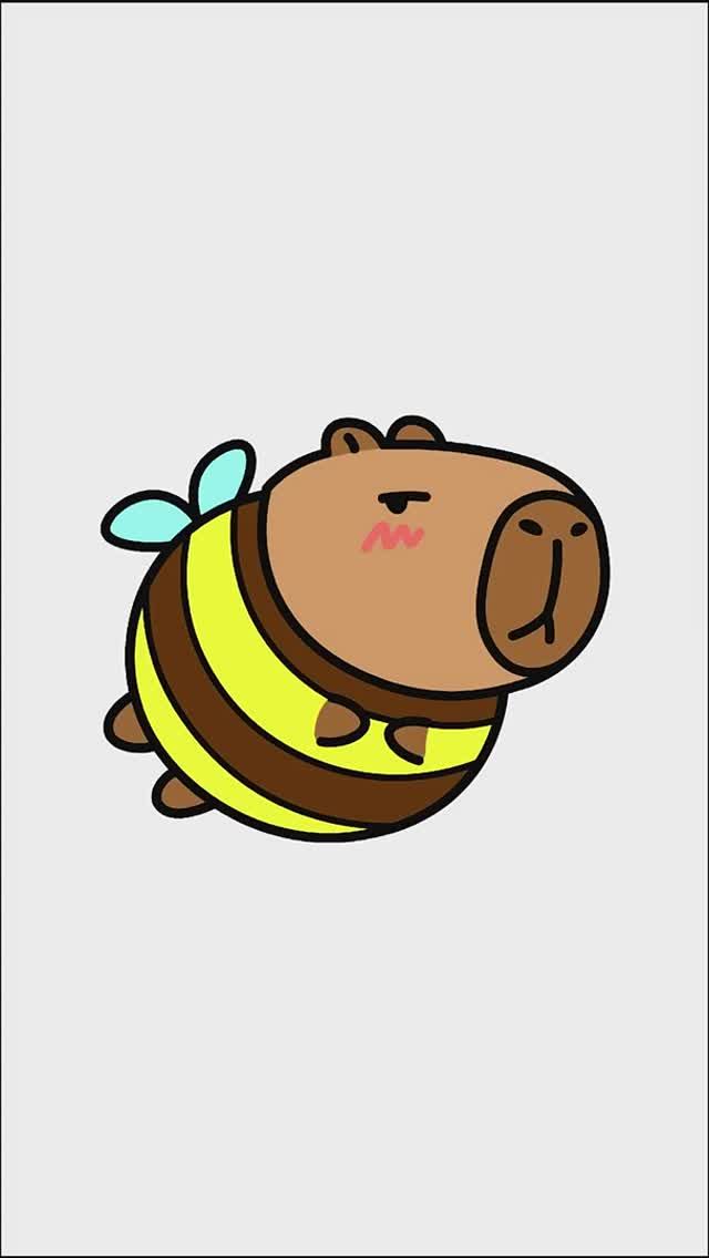 Рисунок-фьюжн: Капибара x Пчела
#капибара #пчела #фьюжн #рисунок