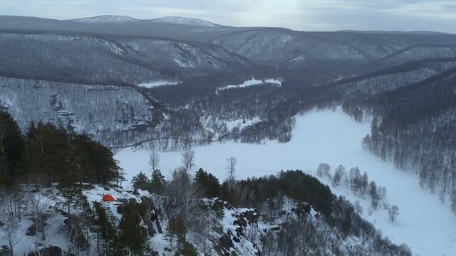 Зима в геопарке "Торатау", Республика Башкортостан