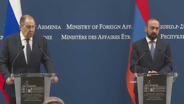 Совместная пресс-конференция С.Лаврова и А.Мирзояна, Ереван, 21 мая 2025 года