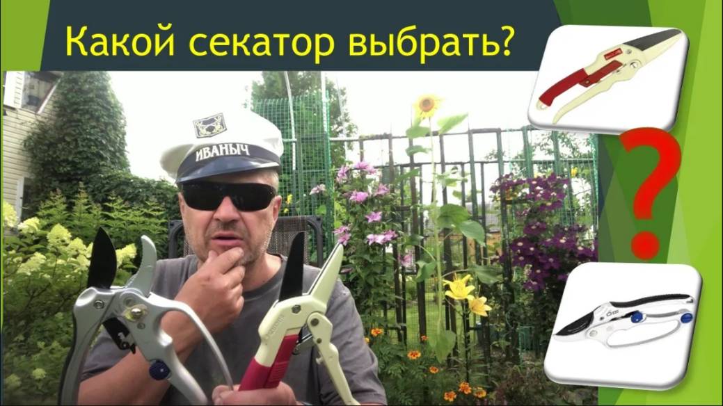 Как выбрать секатор садовый? Обзор секаторов с храповым механизмом. Дачникам на заметку!