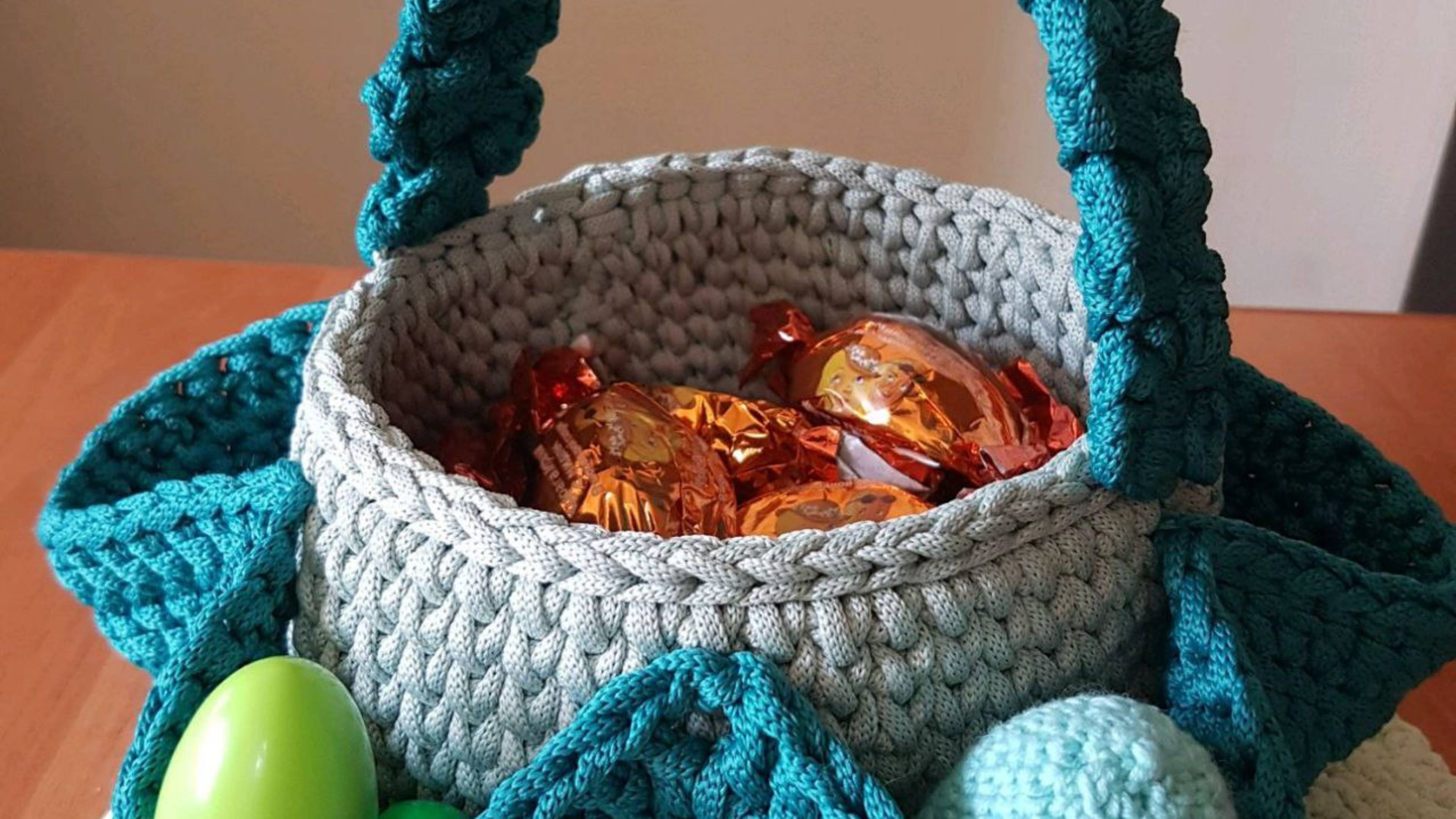 Пасхальная корзинка часть 4