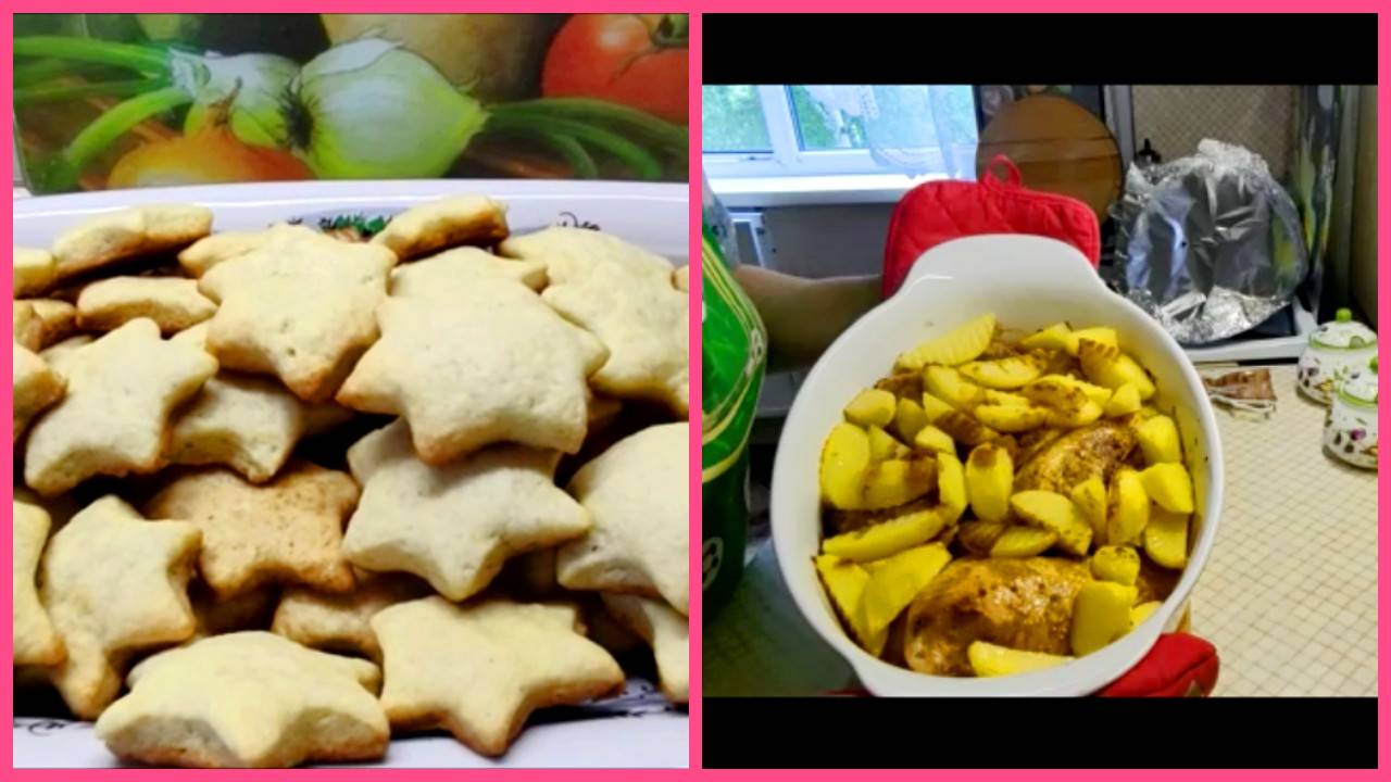 Быстрое ванильное печенье за 15 минут // Курица в соевом соусе в духовке // Все быстро и вкусно