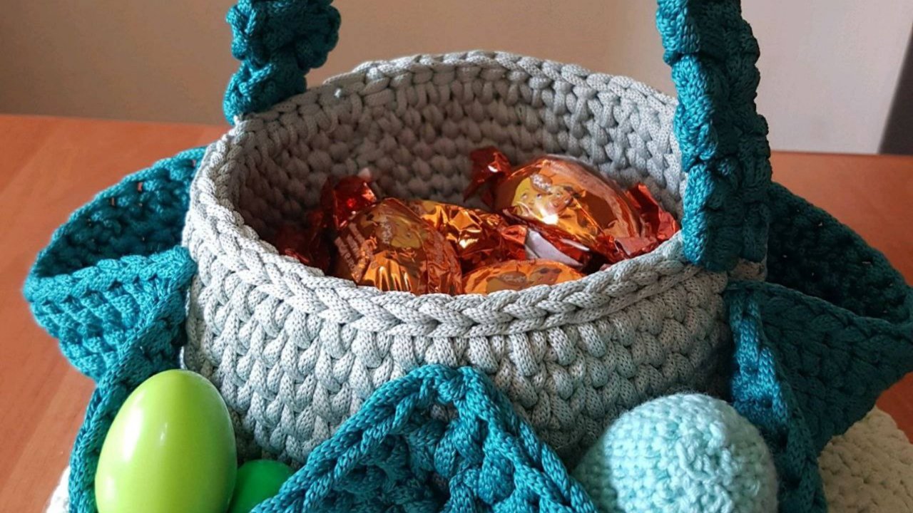 Пасхальная корзинка часть3