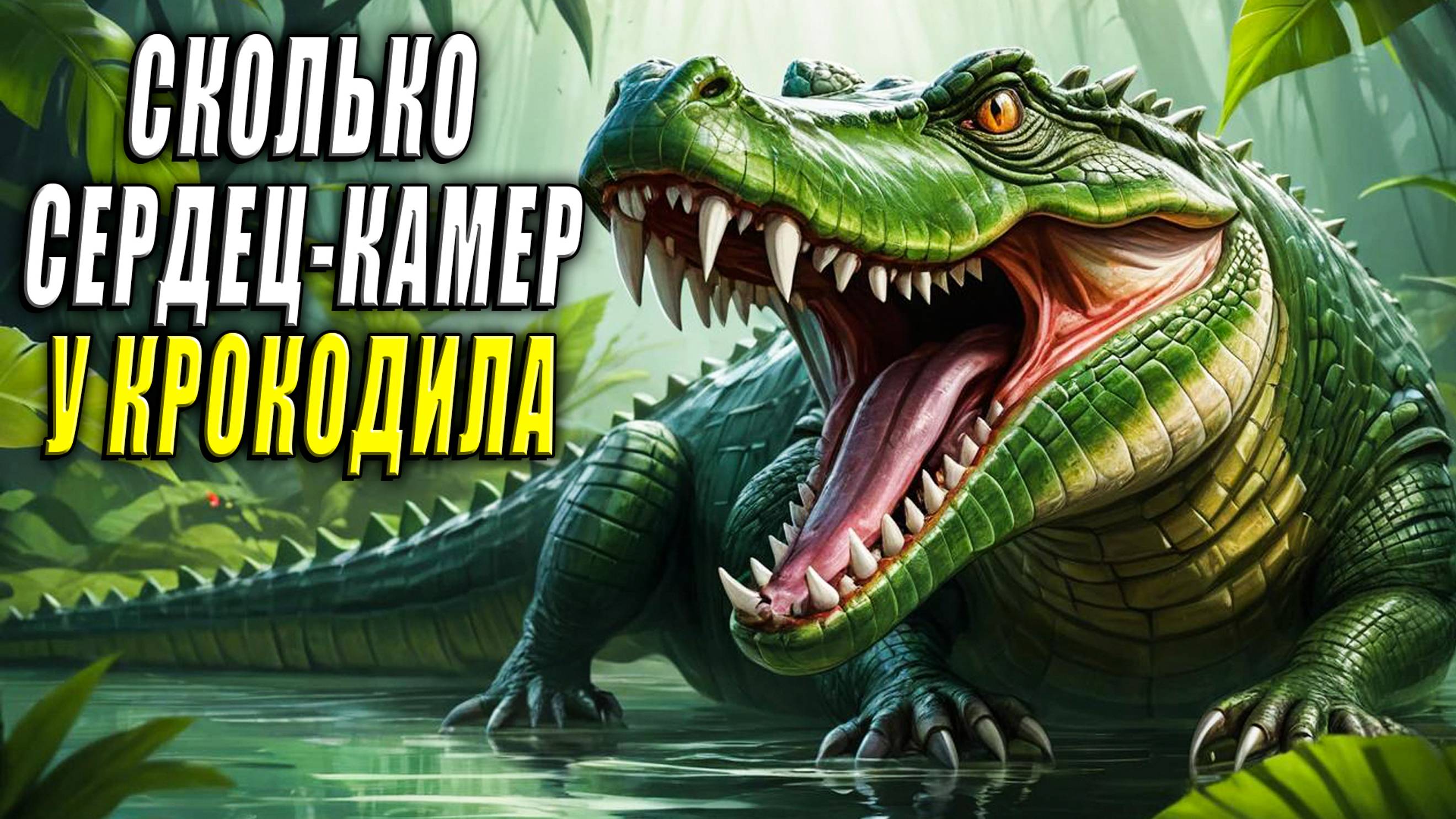 Сколько Сердец у Крокодила. Сколько камер у крокодила