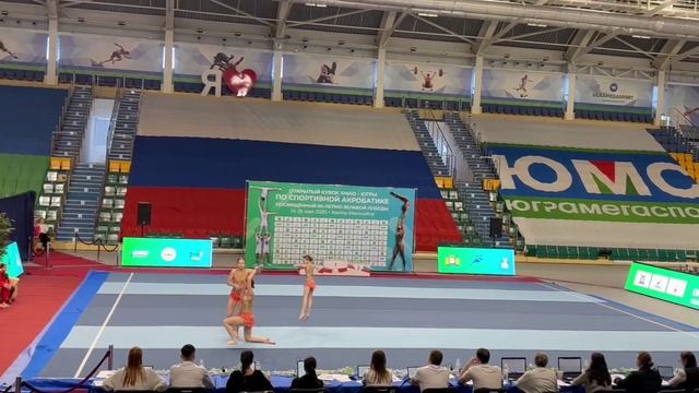 Тр КМС, Боброва Ангелина-Казимирова Анастасия-Князева Елена, Темповое упражнение