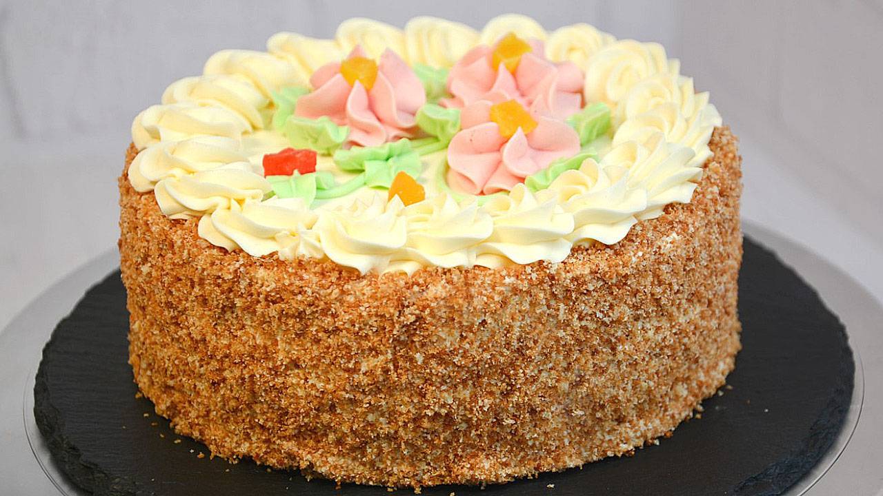 🎉 НЕ ЗРЯ ЭТОТ ТОРТ ЛЮБЯТ МИЛЛИОНЫ! Удивительно вкусный «БИСКВИТНО-КРЕМОВЫЙ» ТОРТ по ГОСТу СССР 🎂