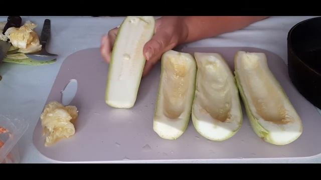 Лодочки из кабачков. Мои домашние хлопоты
