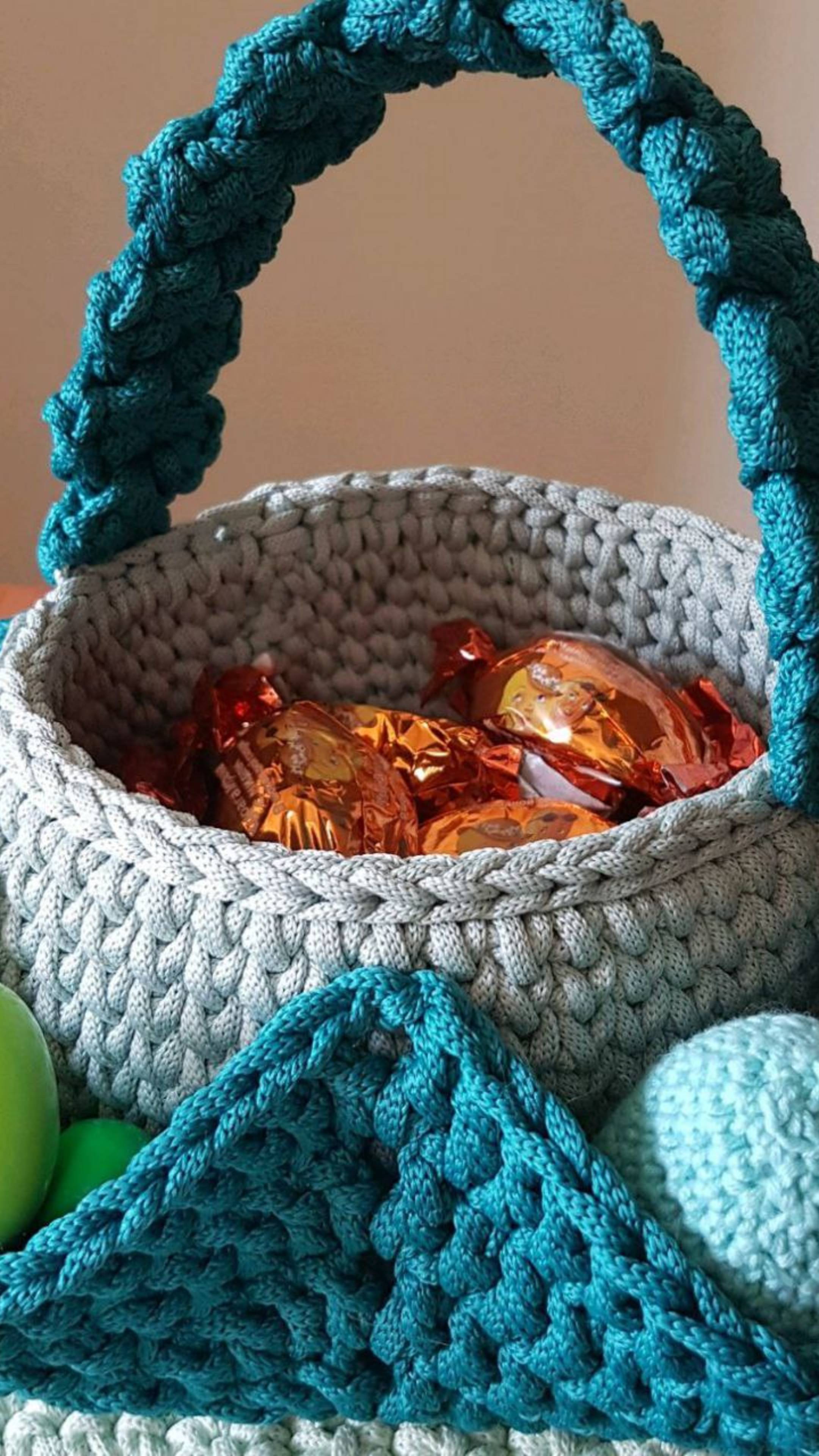 Пасхальная корзиночка часть 10