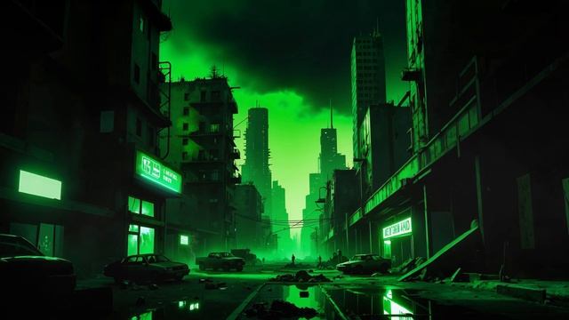 Even gods fade under neon..  GREENLIGHT ZONE  1 Hour Blade Runner Ambience (2)