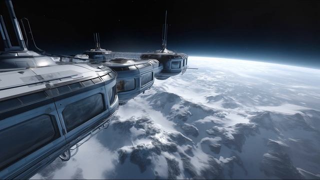 Vanguard Station - Dark Ambient Space Music - Space Travel Ambience