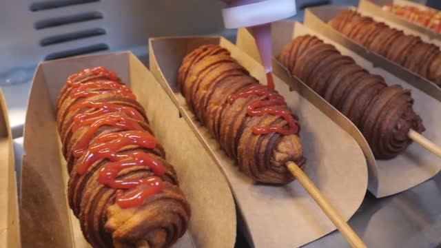 корейские мастера уличной готовки