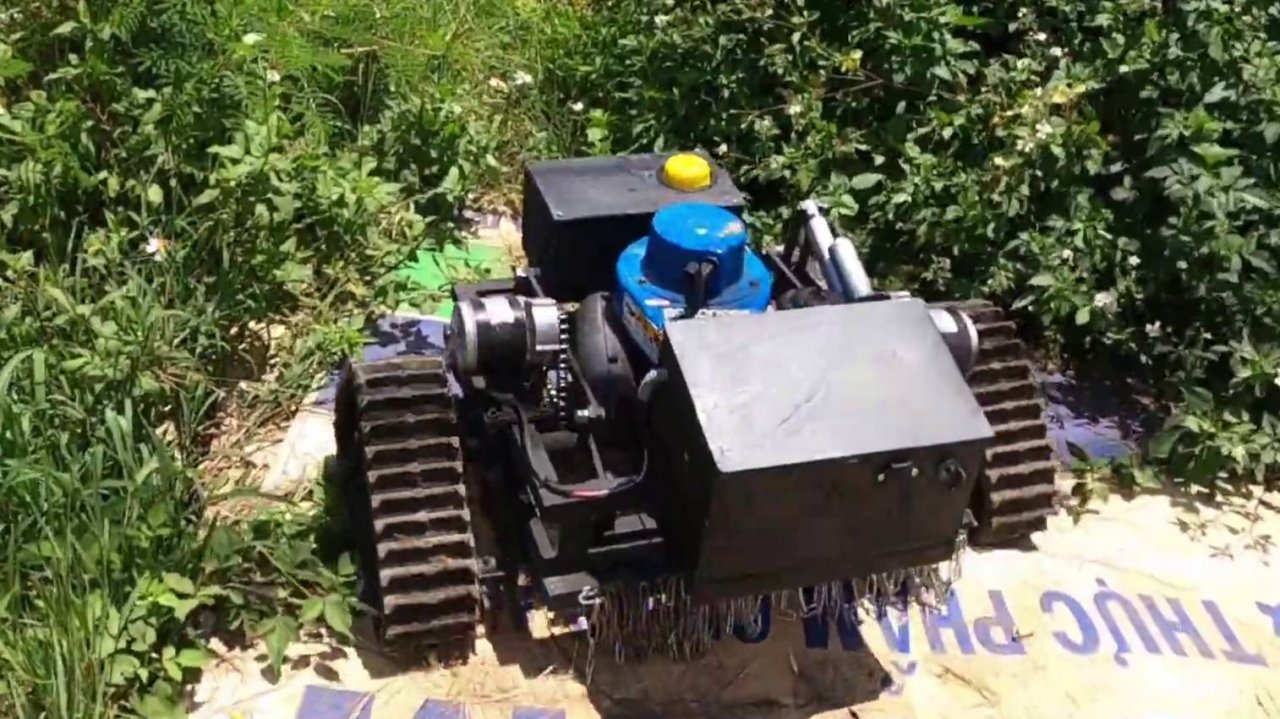 Как сделать газонокосилку с дистанционным управлением